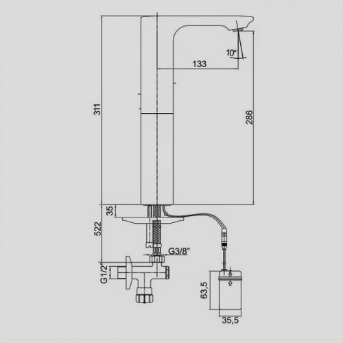επιτραπέζια μπαταρία με φωτοκύτταρο