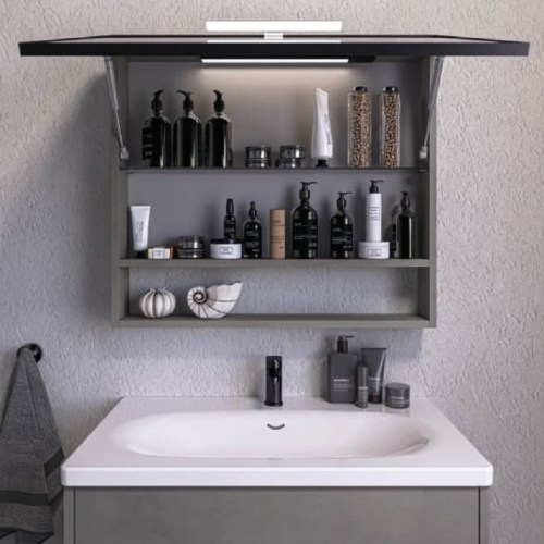 έπιπλο μπάνιου 80 εκατοστά με 2 συρτάρια