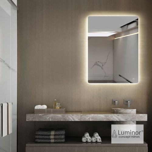 καθρέπτες μπάνιου led luminor