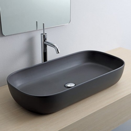 μαυρος επιτραπέζιος νιπτήρας